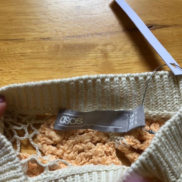 ASOS Multi colored hand crocheted sweater - Picture 2 of 4